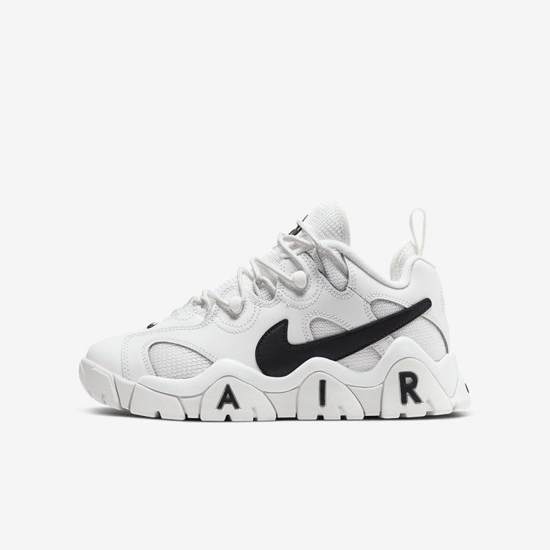 Nike Air Barrage Lav Basketball Sko Børn Hvide | OW5643-692