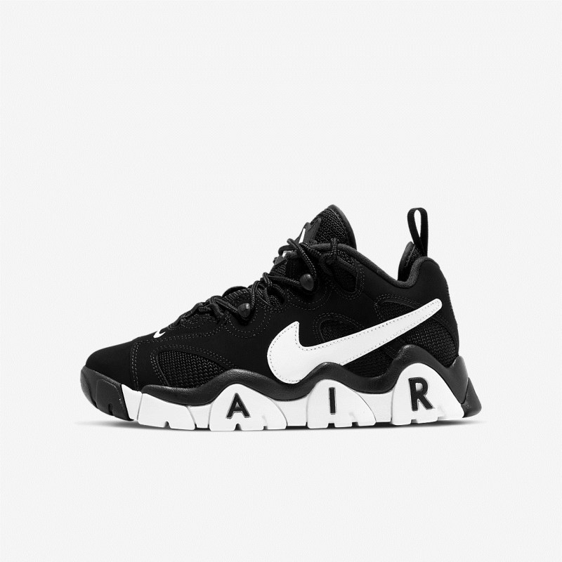 Nike Air Barrage Lav Sneakers Børn Sort | JJ5369-285