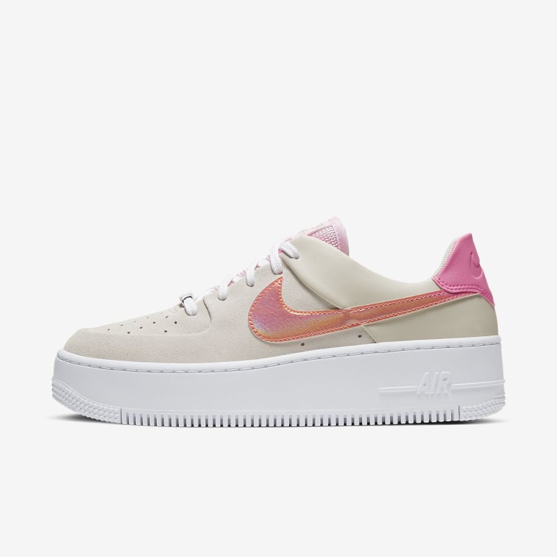 Nike Air Force 1 Sage Lav Sneakers Dame Rød | SD9660-972
