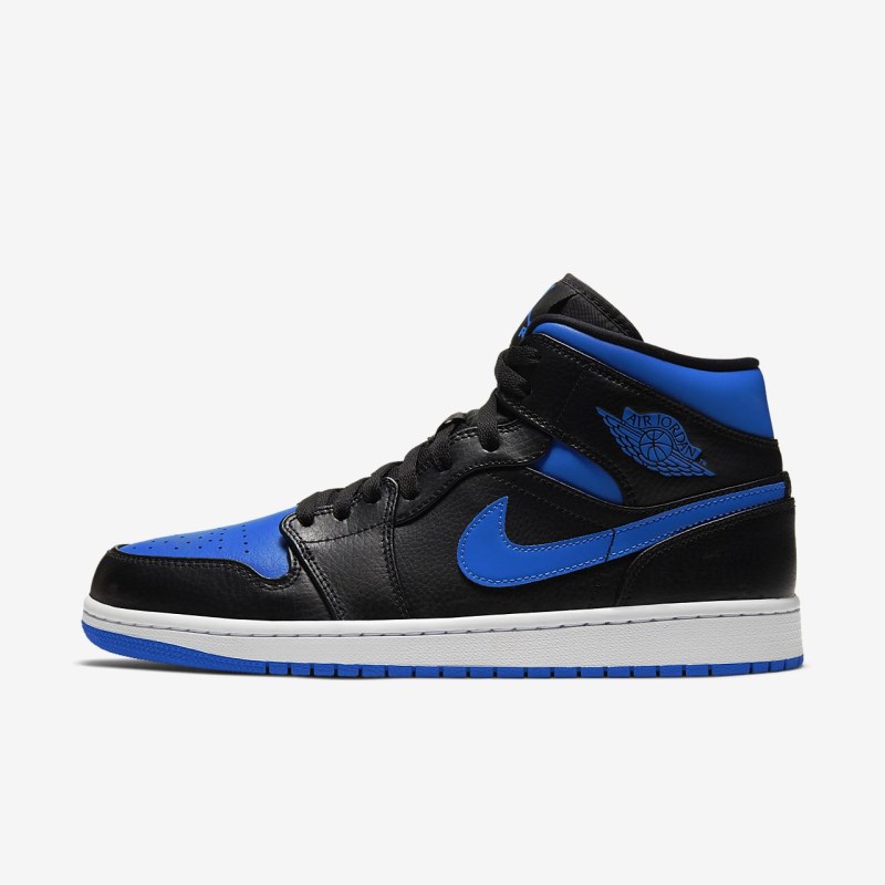 Nike Air Jordan 1 Mid Sneakers Herre Sort | FE8264-884