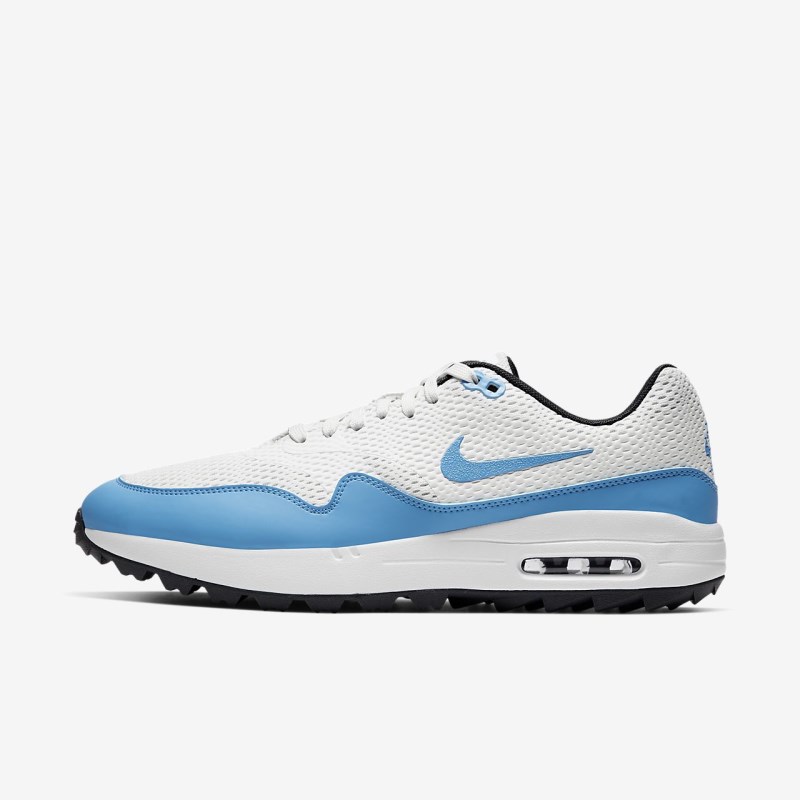 Nike Air Max 1 G Golfsko Herre Hvide | GT4134-831