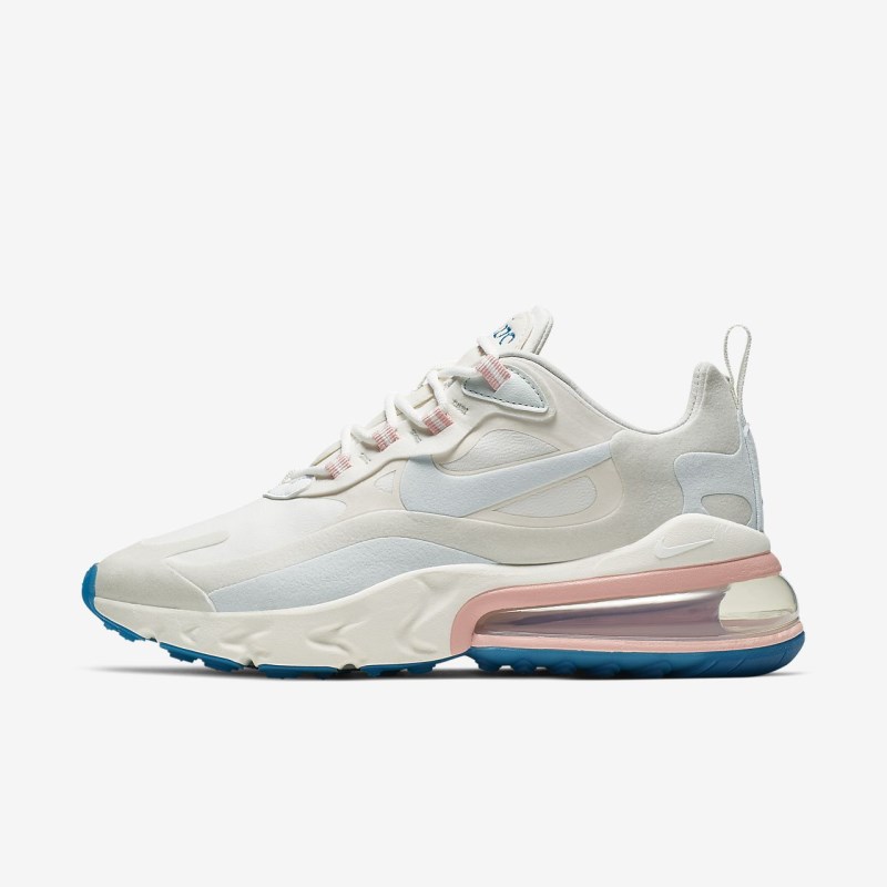 Nike Air Max 270 React (American Modern) Sneakers Dame Hvide | DW8481-851