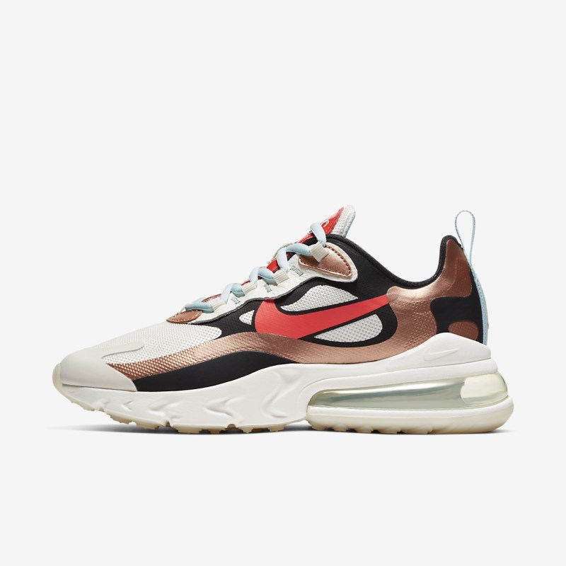 Nike Air Max 270 React Sneakers Dame Beige | UE0894-800