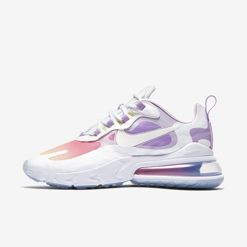 Nike Air Max 270 React Sneakers Dame Hvide | PZ2215-709