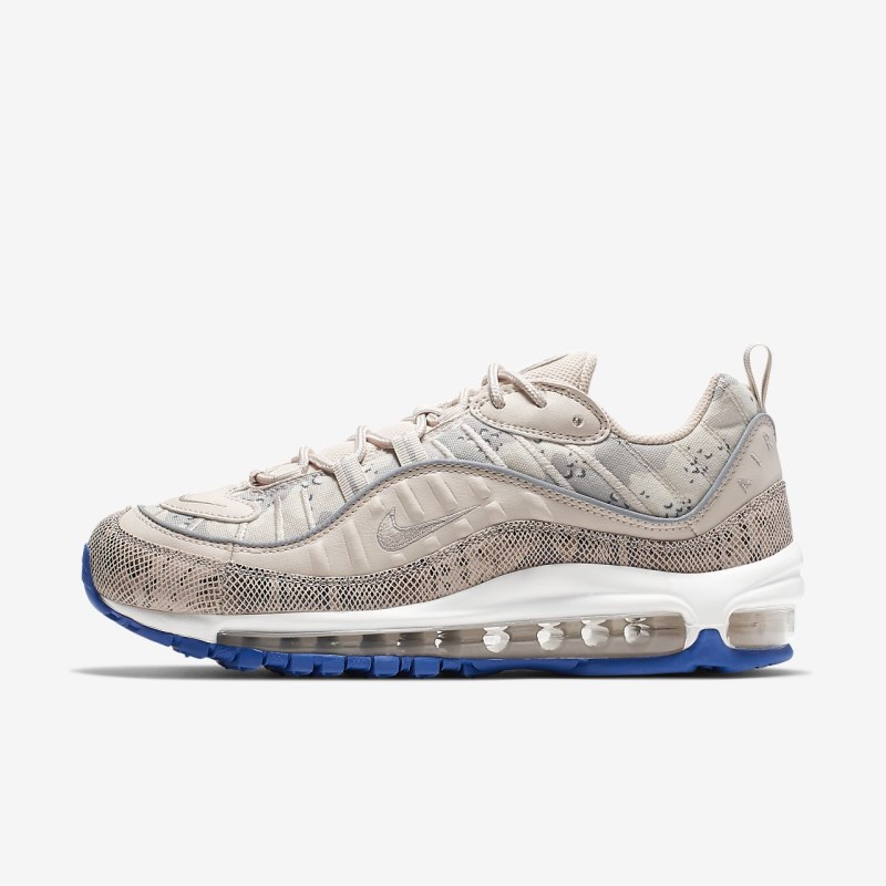 Nike Air Max 98 Premium Camo Sneakers Dame LyseBrune | XN7040-207