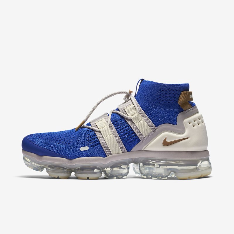 Nike Air VaporMax Flyknit Utility Sneakers Herre Blå | QI1746-051