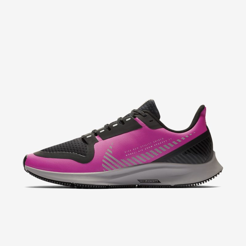 Nike Air Zoom Pegasus 36 Shield Løbesko Dame Lyserød | PU1792-144