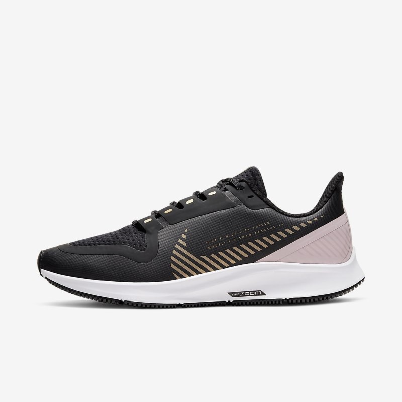 Nike Air Zoom Pegasus 36 Shield Løbesko Dame MørkeGrå | RH1386-477