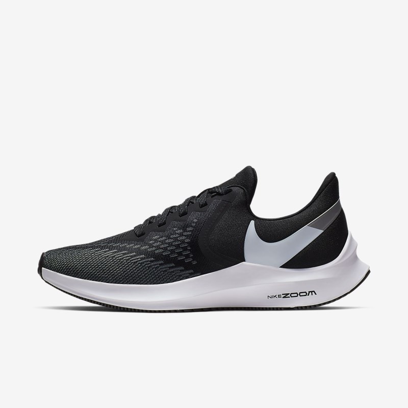 Nike Air Zoom Winflo 6 Løbesko Dame Sort | YM7444-090