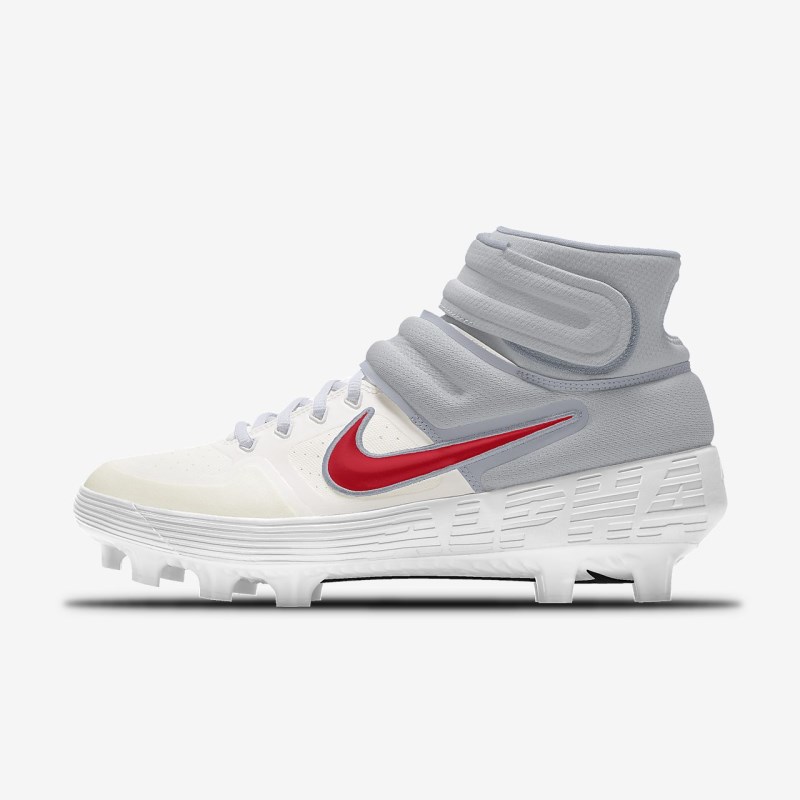 Nike Alpha Huarache Elite 2 Mid MCS Baseball Sko Dame Hvide | AA6387-054
