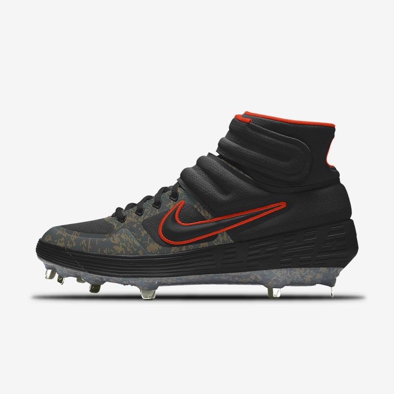 Nike Alpha Huarache Elite 2 Mid Metal Baseball Sko Herre Sort | XU6218-276