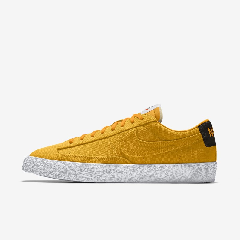 Nike Blazer Lav Sneakers Dame Gul | CV3711-106