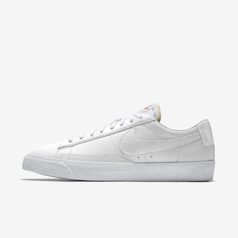 Nike Blazer Lav Sneakers Dame Hvide | GZ7549-305