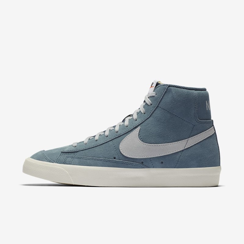 Nike Blazer Mid '77 Ruskind Sneakers Herre LyseBlå | JJ5254-914