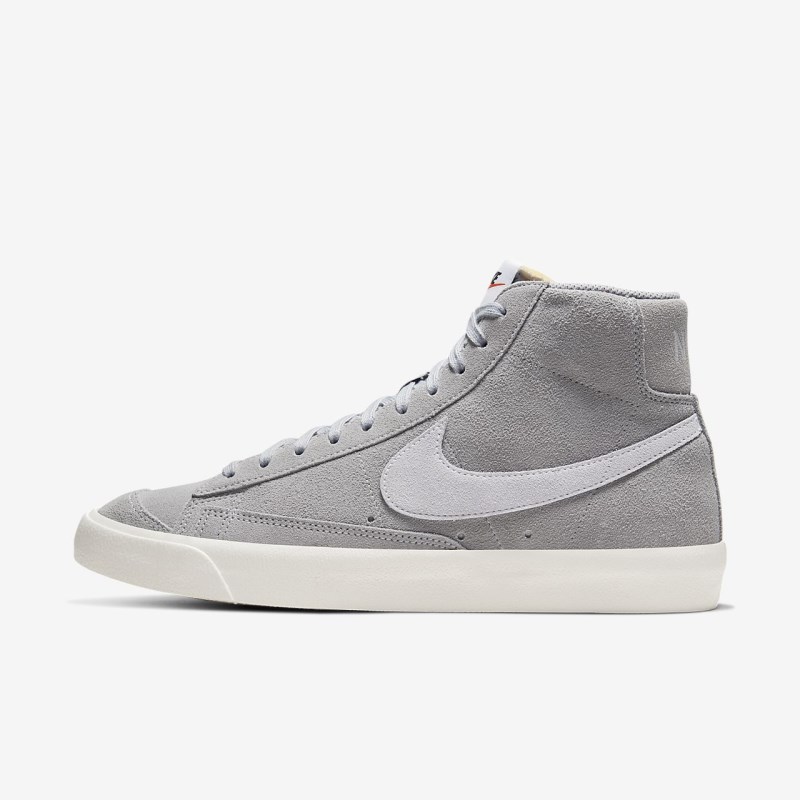 Nike Blazer Mid '77 Ruskind Sneakers Herre Grå | LP4644-262
