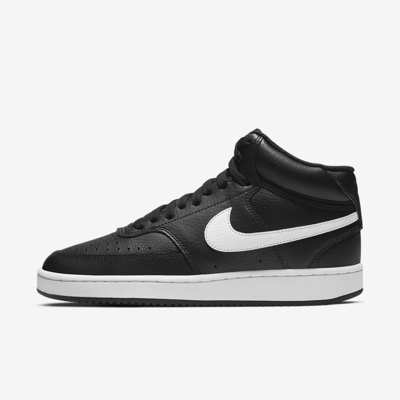 Nike Court Vision Mid Sneakers Dame Sort | QD1218-849
