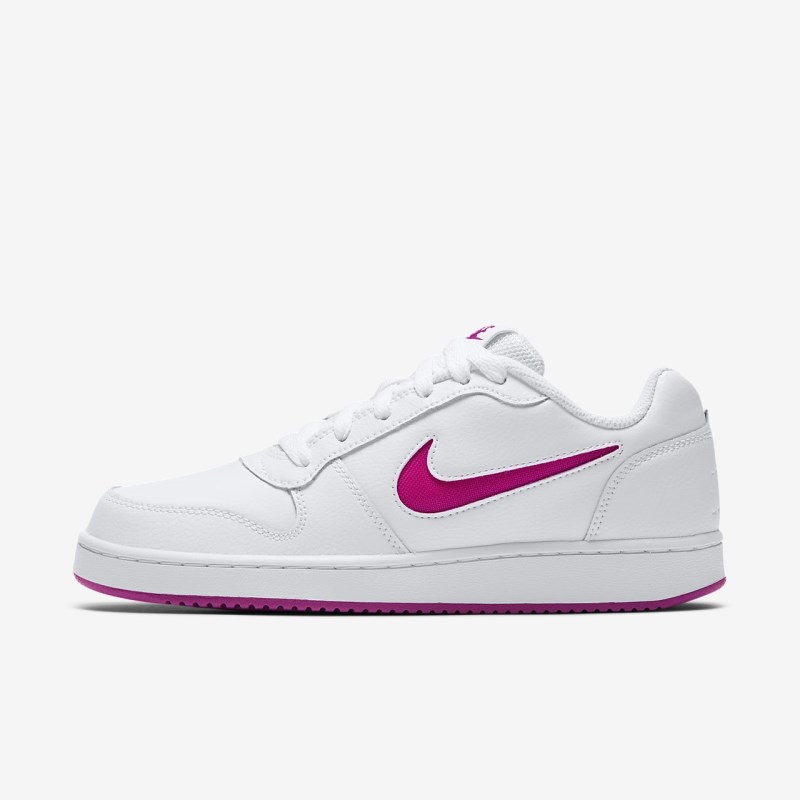 Nike Ebernon Lav Sneakers Dame Hvide | KH6167-810