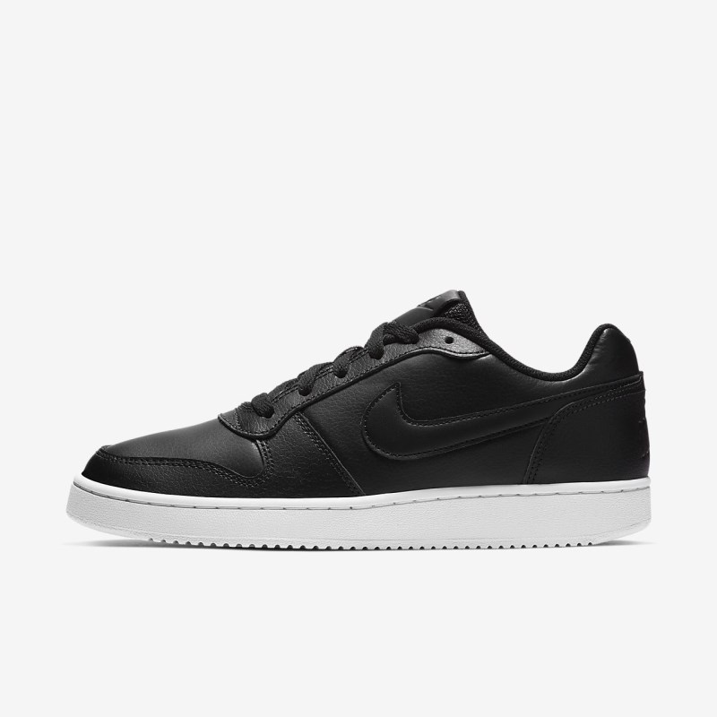 Nike Ebernon Lav Sneakers Dame Sort | SL2156-450