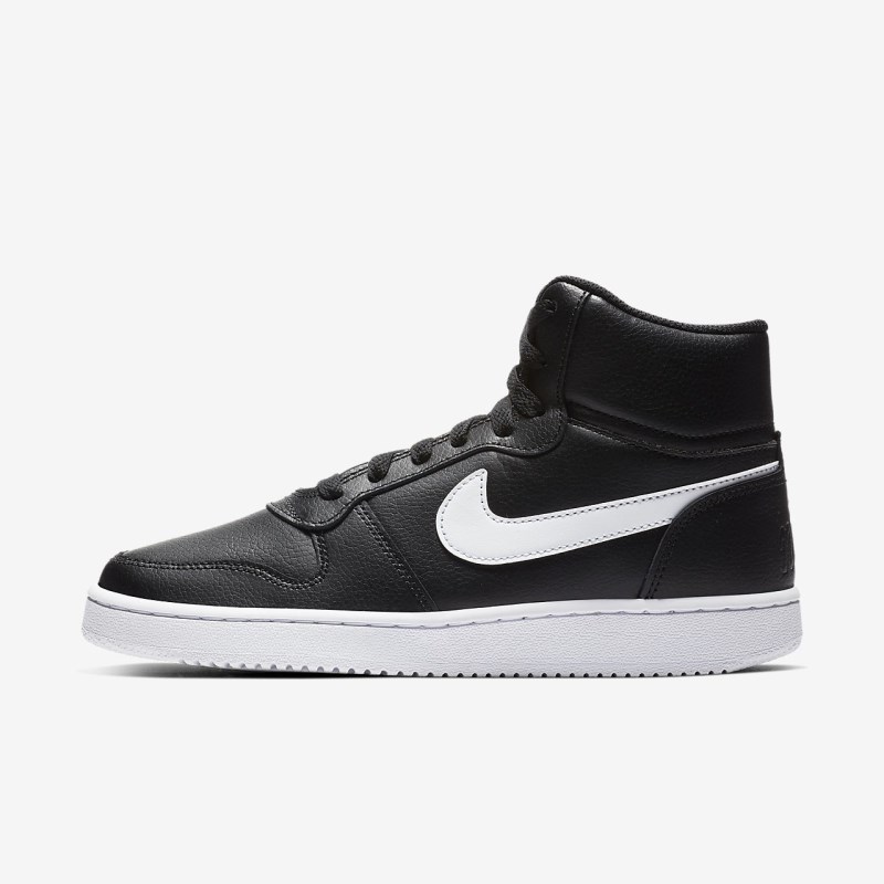 Nike Ebernon Mid Sneakers Dame Sort | GG6454-518