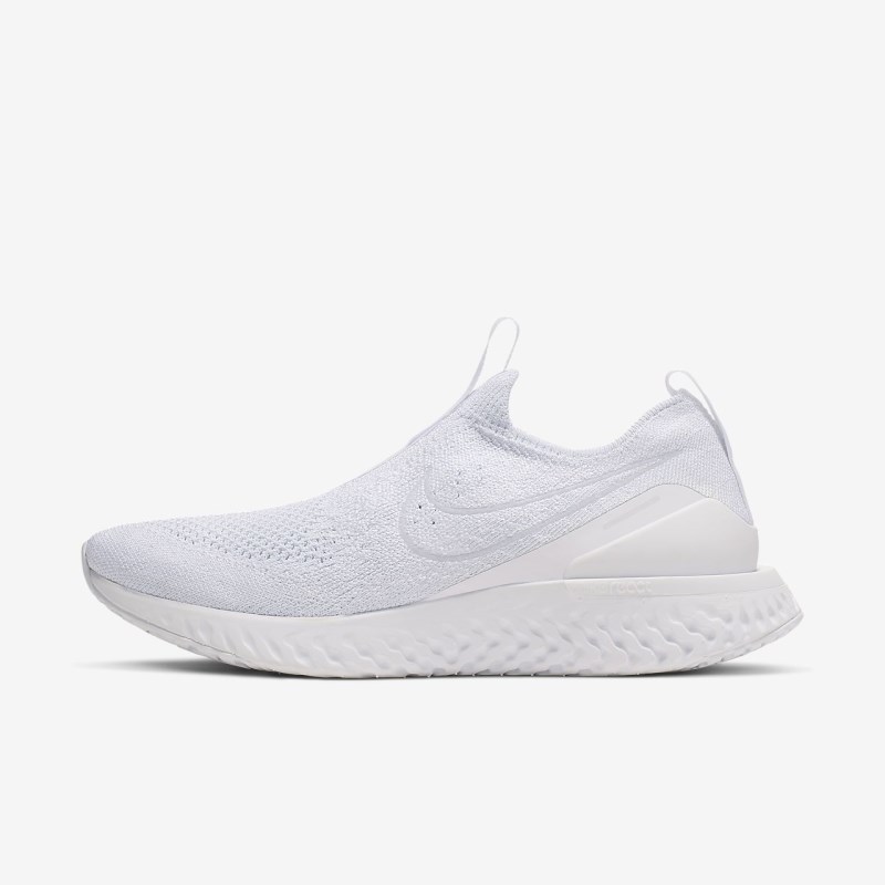 Nike Epic Phantom React Flyknit Løbesko Dame Hvide | UL3367-205