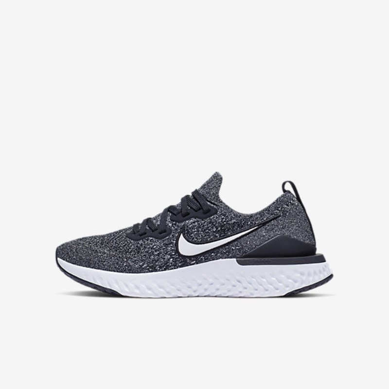 Nike Epic React Flyknit 2 Løbesko Børn Sort | HR4596-548