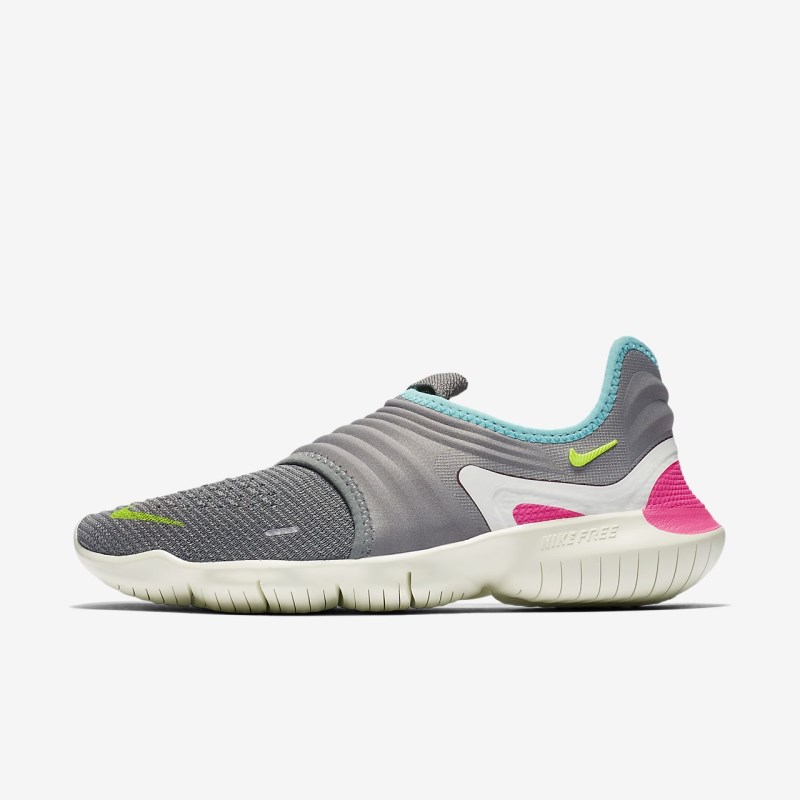 Nike Free RN Flyknit 3.0 Løbesko Dame Grå | XQ2463-986