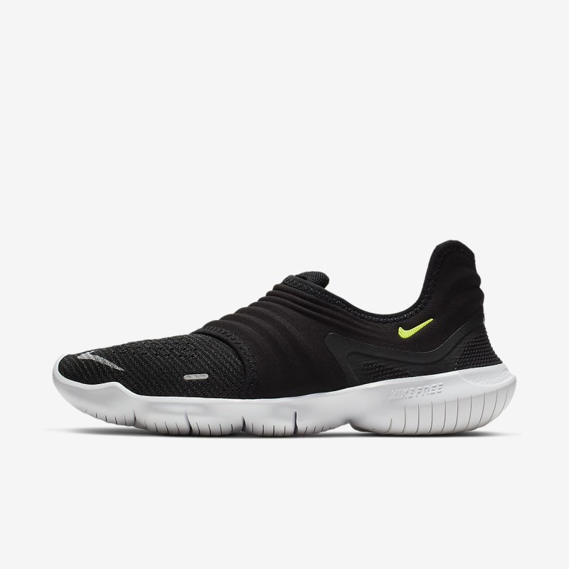 Nike Free RN Flyknit 3.0 Løbesko Dame Sort | FA1704-735
