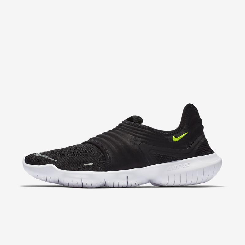 Nike Free RN Flyknit 3.0 Vandresko Herre Sort | JS3536-765