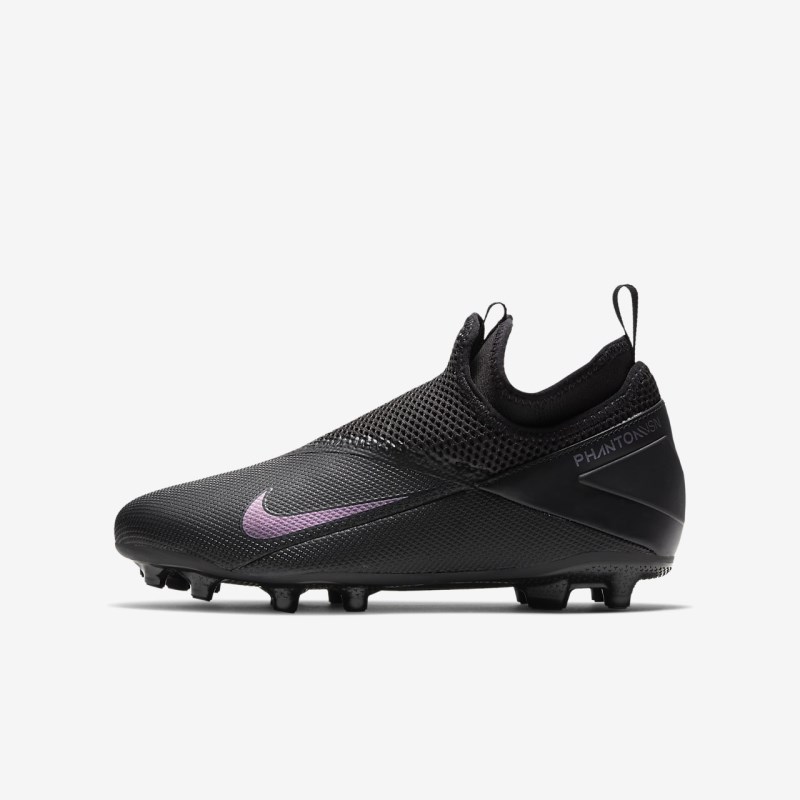 Nike Jr. Phantom Vision 2 Academy Dynamic Fit MG Fodboldsko Børn Sort | NK7364-525