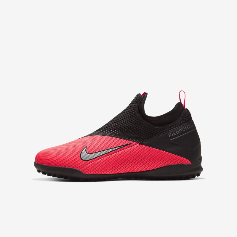 Nike Jr. Phantom Vision 2 Academy Dynamic Fit TF Fodboldsko Børn Rød | WU1103-616
