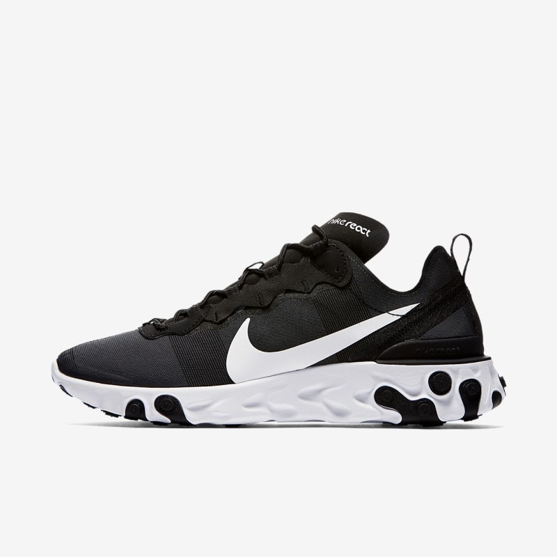 Nike React Element 55 Sneakers Herre Sort | QR4529-939