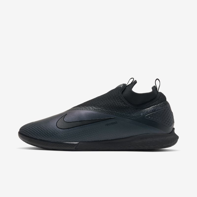 Nike React Phantom Vision 2 Pro Dynamic Fit IC Fodboldsko Dame Sort | CK0276-146