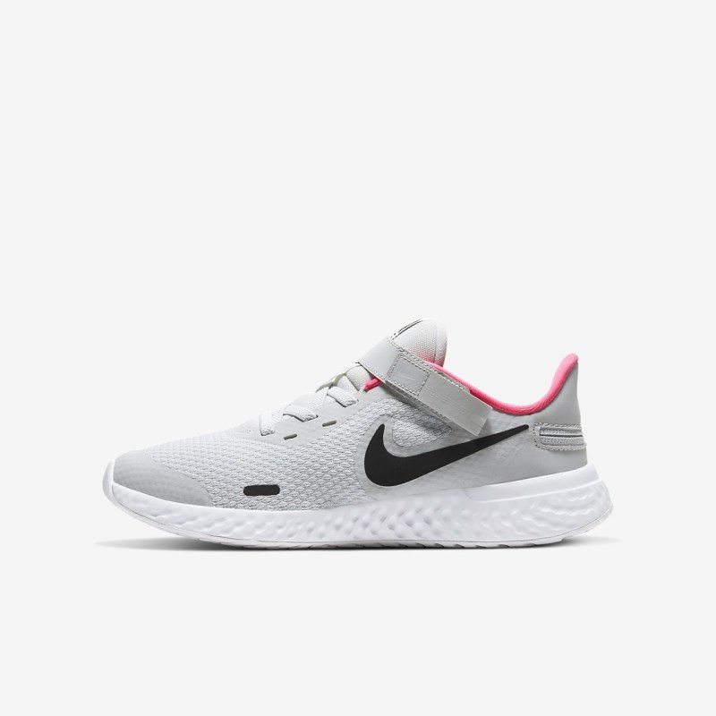 Nike Revolution 5 FlyEase Løbesko Børn Hvide | WQ9662-619