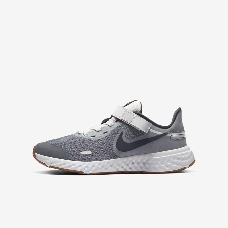 Nike Revolution 5 FlyEase Løbesko Børn LyseGrå | GH7764-035
