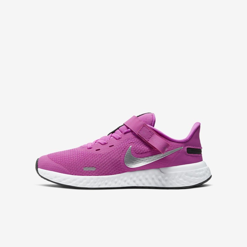 Nike Revolution 5 FlyEase Løbesko Børn Sort | HI9018-416