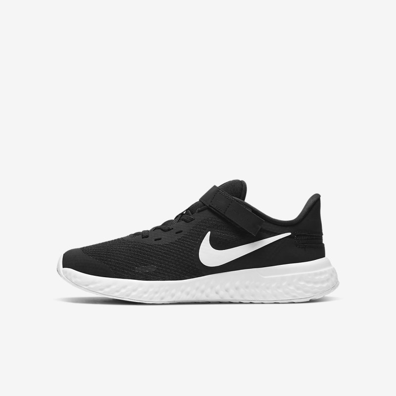 Nike Revolution 5 FlyEase Løbesko Børn Sort | QY1390-585
