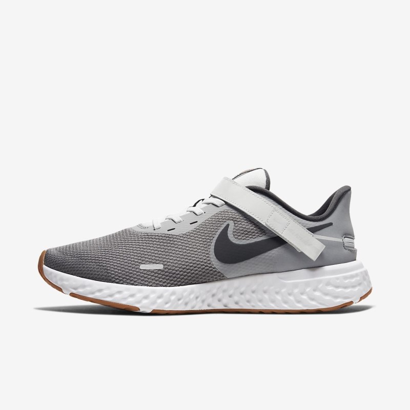 Nike Revolution 5 FlyEase Vandresko Herre Grå | YC7164-711