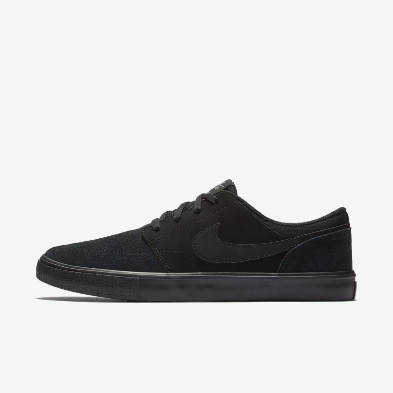 Nike SB Solarsoft Portmore II Skate Sko Herre Sort | WA6550-013
