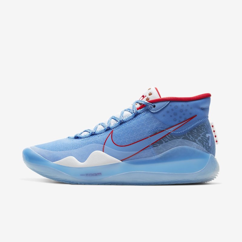 Nike Zoom KD12 Don C Basketball Sko Herre Blå | GZ7304-297